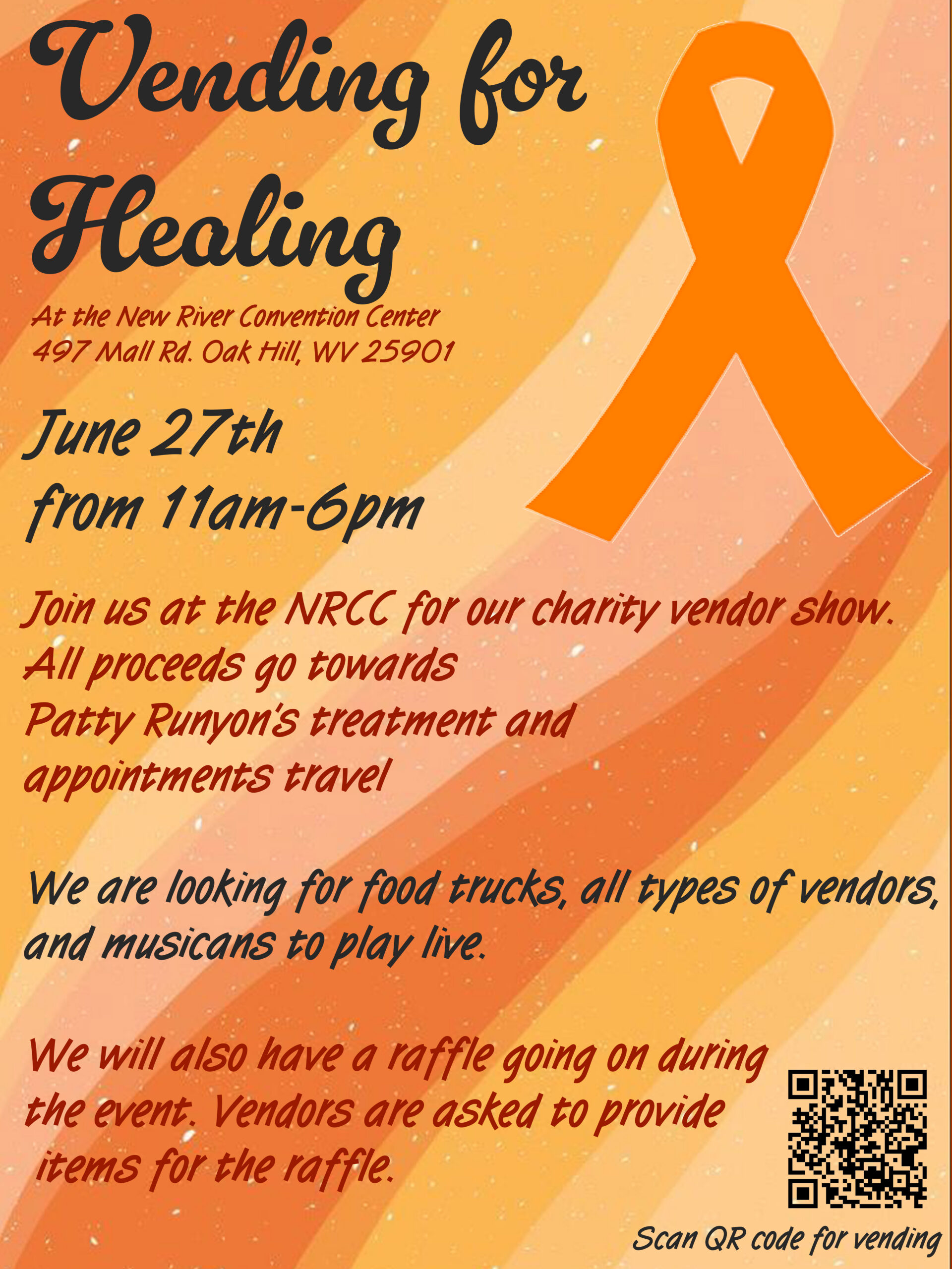 Vending for Healing event.