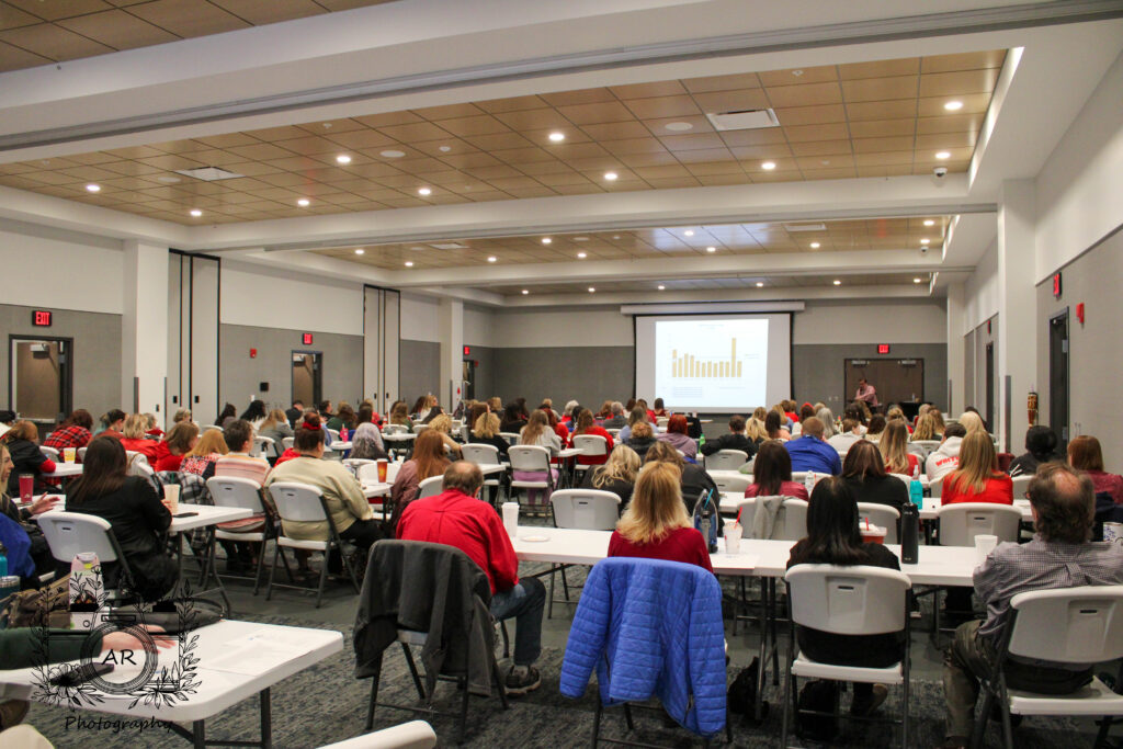 Quarterly meeting in full Ballroom.