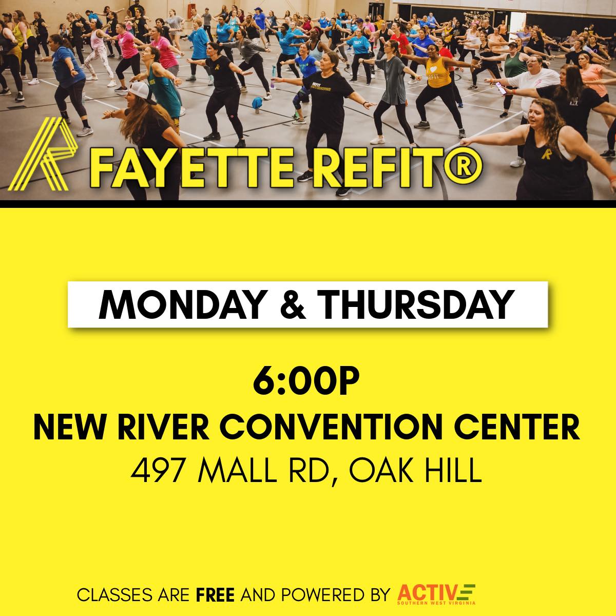 Fayette Refit exercise classes.