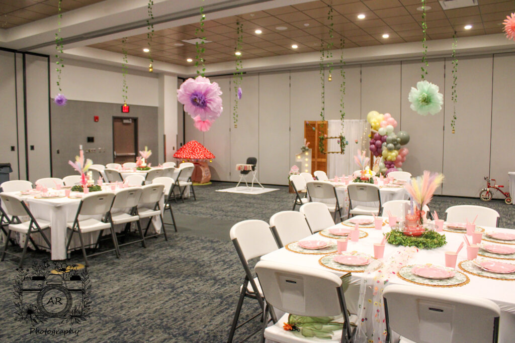 First birthday party in the half Ballroom.